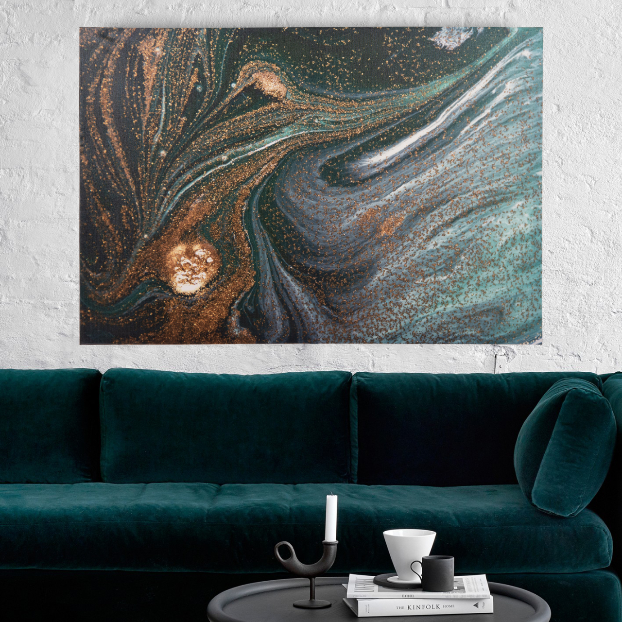 WALL PAINTING SERIES GOBI HM4780 PRINTED CANVAS 98x2,5(thickness)x68Hcm. [2]