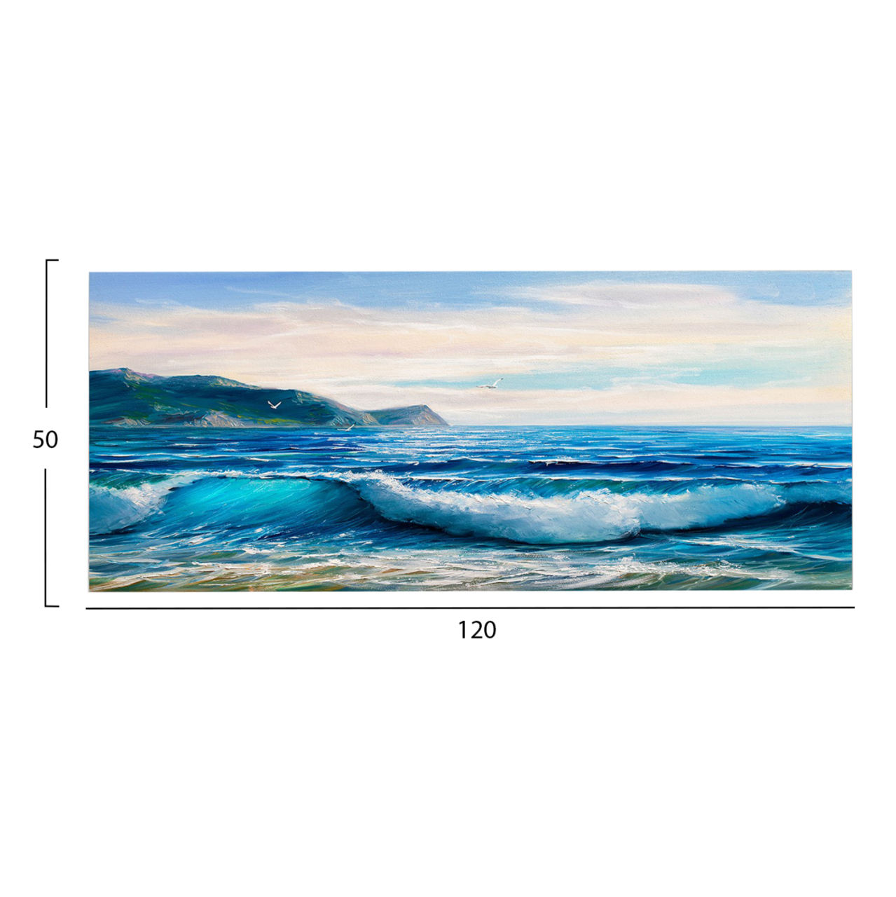 WALL PAINTING SERIES GOBI HM4787 PRINTED CANVAS 120x3(thickness)x50Hcm. [2]