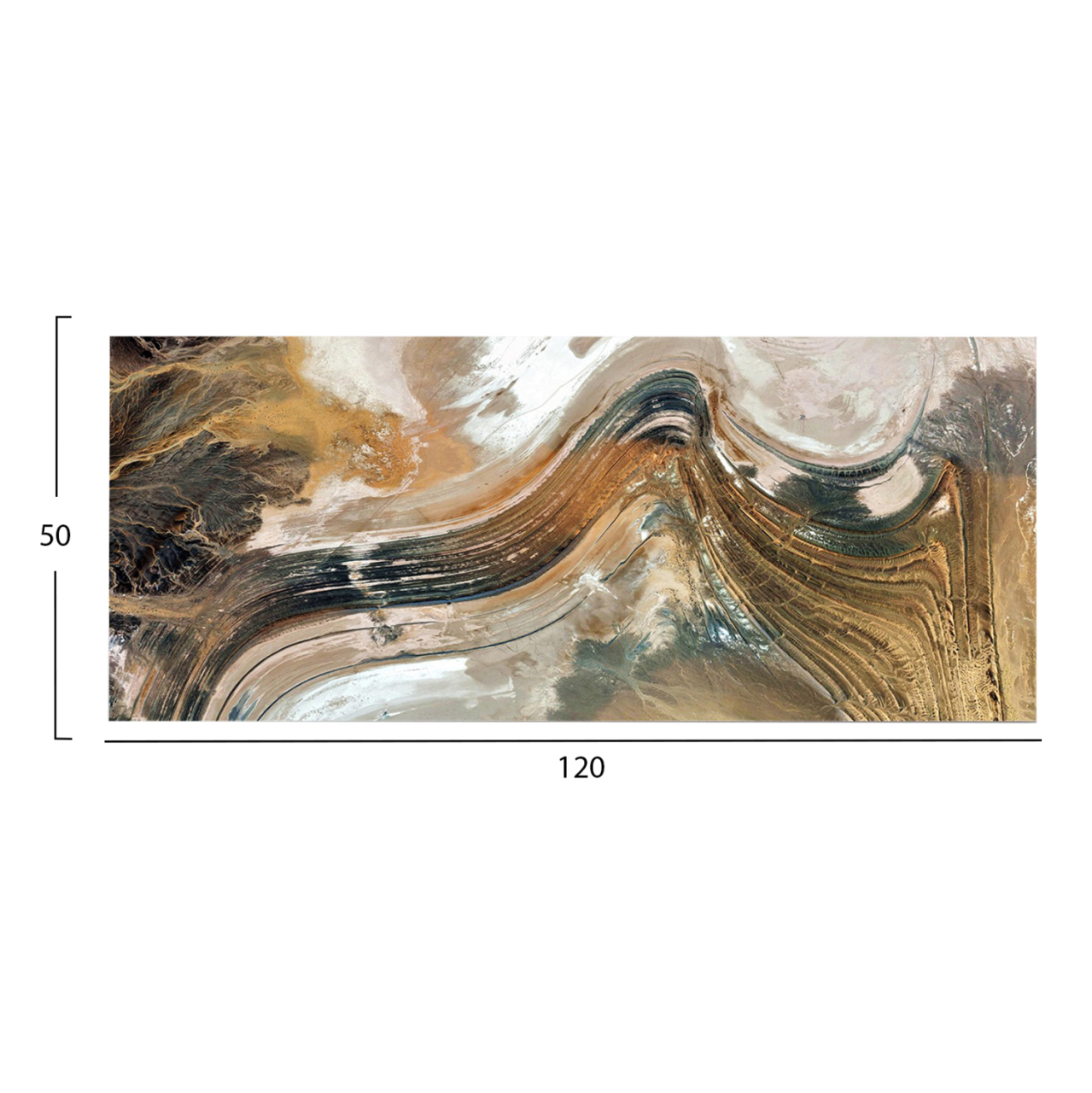 WALL PAINTING SERIES GOBI HM4788 PRINTED CANVAS 120x3(thickness)x50Hcm. [2]