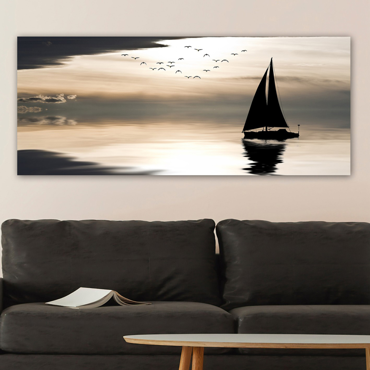 WALL PAINTING SERIES GOBI HM4789 PRINTED CANVAS 120x3(thickness)x50Hcm. [3]