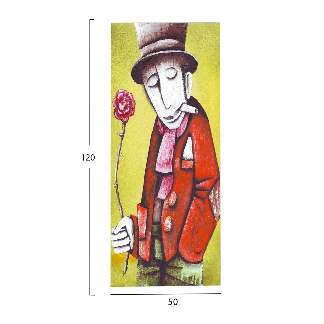 WALL PAINTING SERIES GOBI HM4798 PRINTED CANVAS 50x3(thickness)x120Hcm. [2]