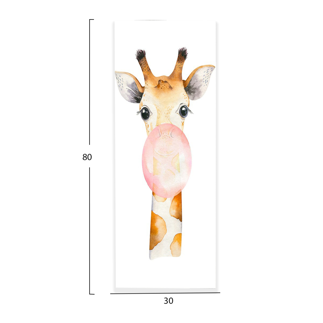 WALL PAINTING SERIES GOBI HM4800 PRINTED CANVAS 30x4(thickness)x80Hcm. [2]