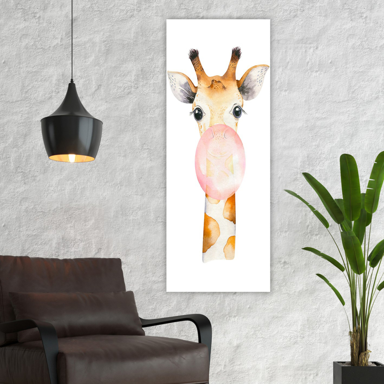 WALL PAINTING SERIES GOBI HM4800 PRINTED CANVAS 30x4(thickness)x80Hcm. [3]