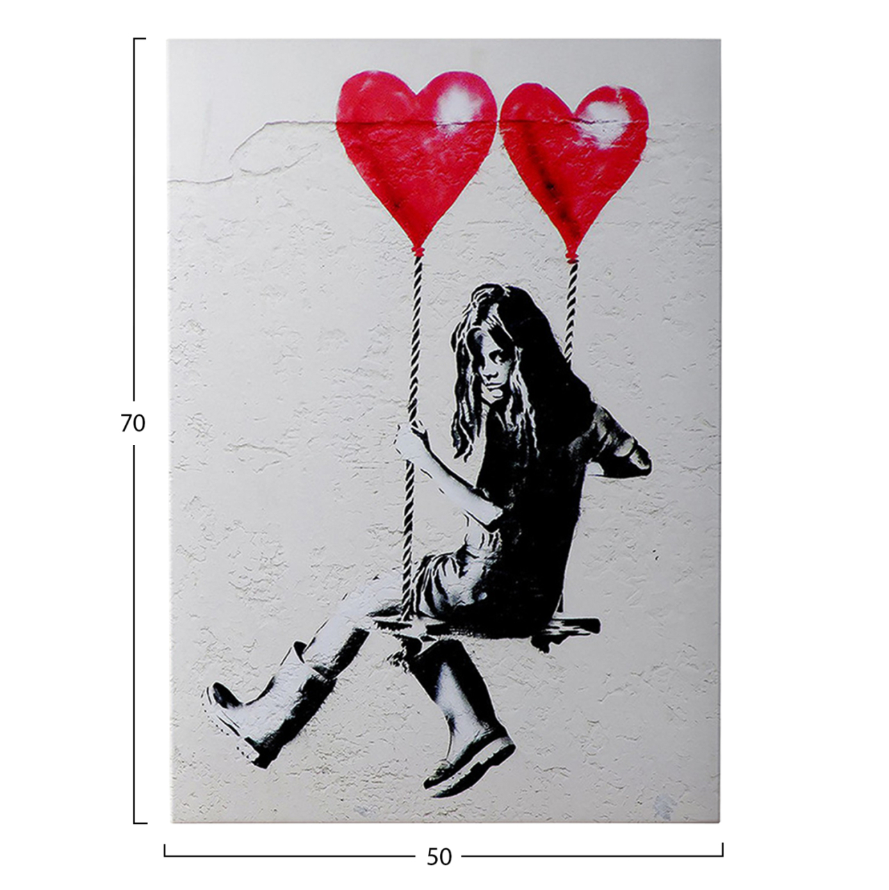 WALL PAINTING SERIES GOBI HM4813 PRINTED CANVAS 50x3(thickness)x70Hcm. [3]