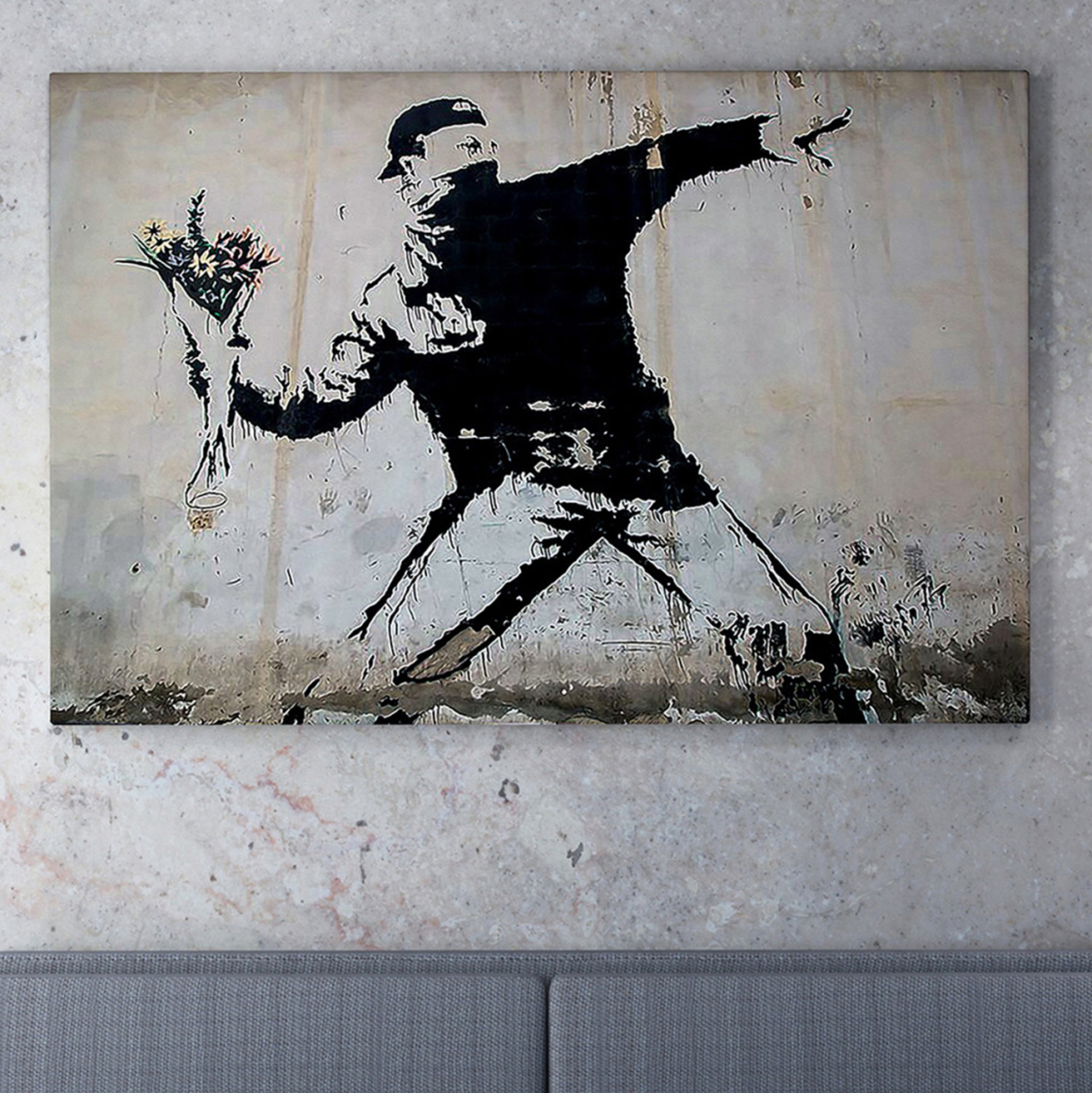 WALL PAINTING SERIES GOBI HM4817 PRINTED CANVAS 70x3(thickness)x50Hcm. [2]