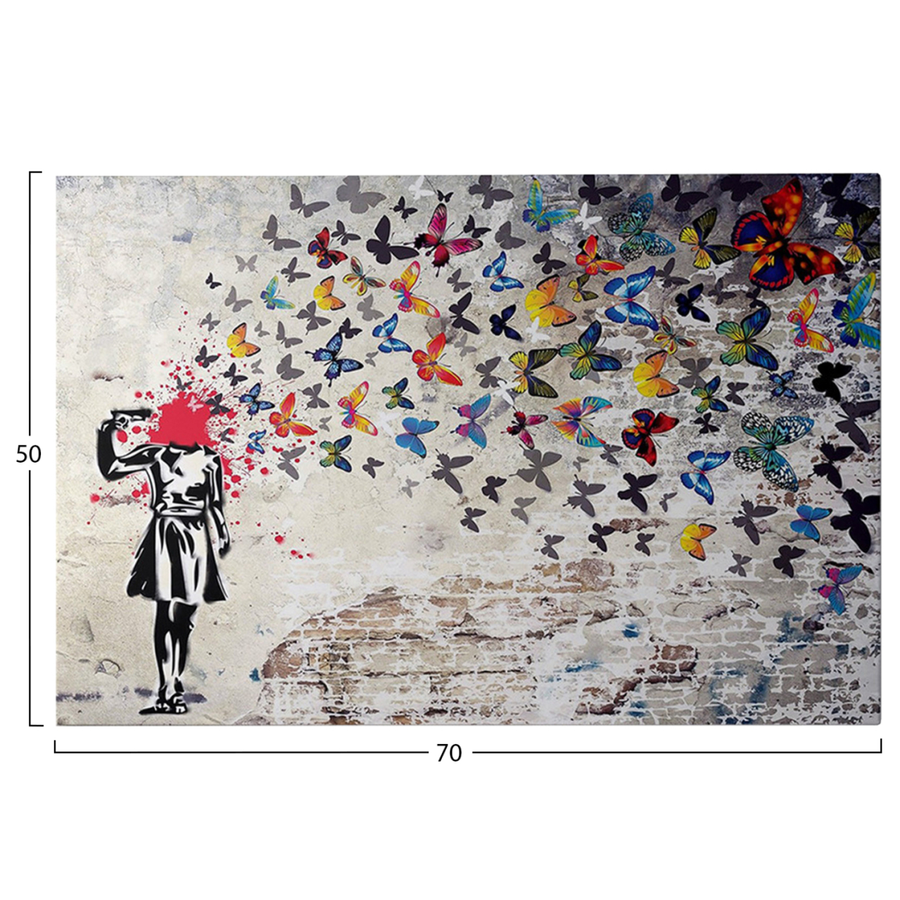 WALL PAINTING SERIES GOBI HM4820 PRINTED CANVAS 70x3(thickness)x50Hcm. [3]
