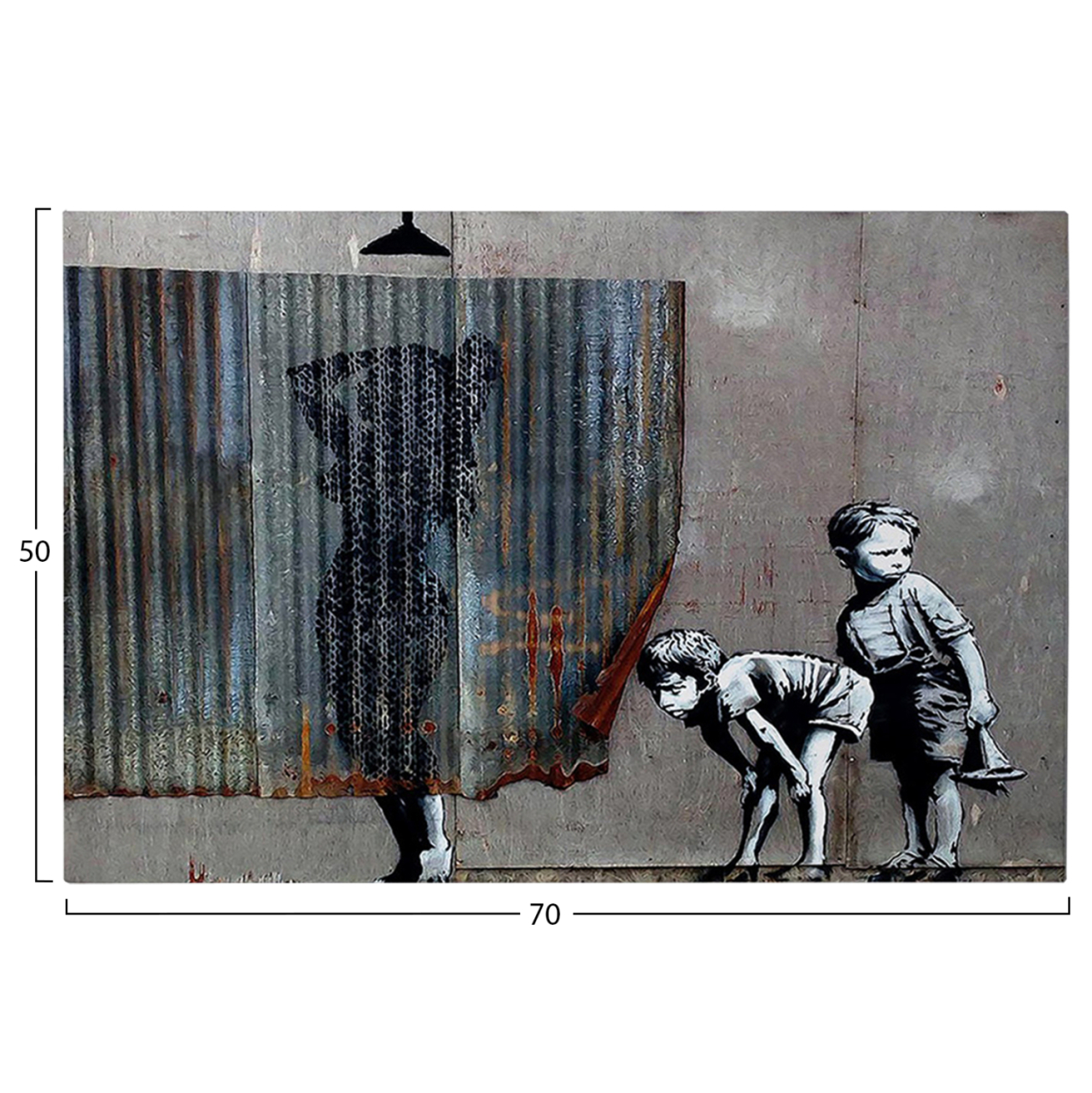 WALL PAINTING SERIES GOBI HM4821 PRINTED CANVAS 70x3(thickness)x50Hcm. [3]