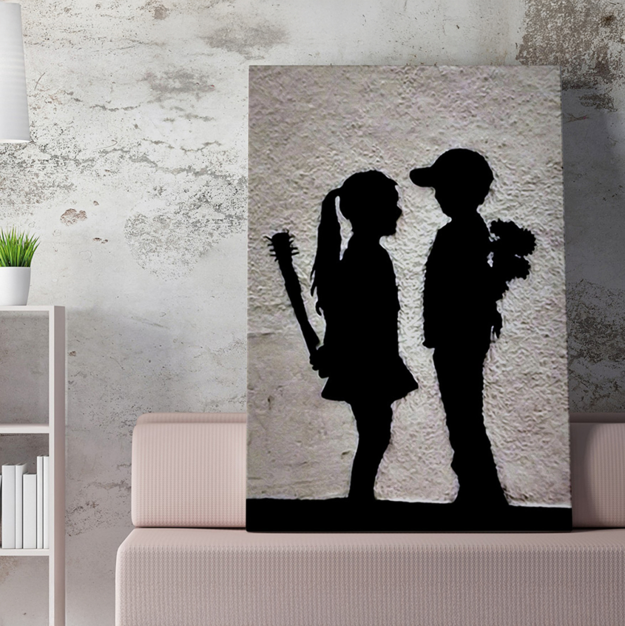 WALL PAINTING SERIES GOBI HM4822 PRINTED CANVAS 50x3(thickness)x70Hcm. [2]