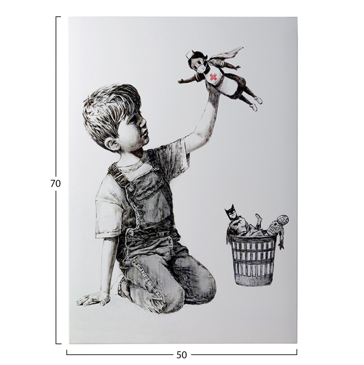 WALL PAINTING SERIES GOBI HM4823 PRINTED CANVAS 50x3(thickness)x70Hcm. [3]