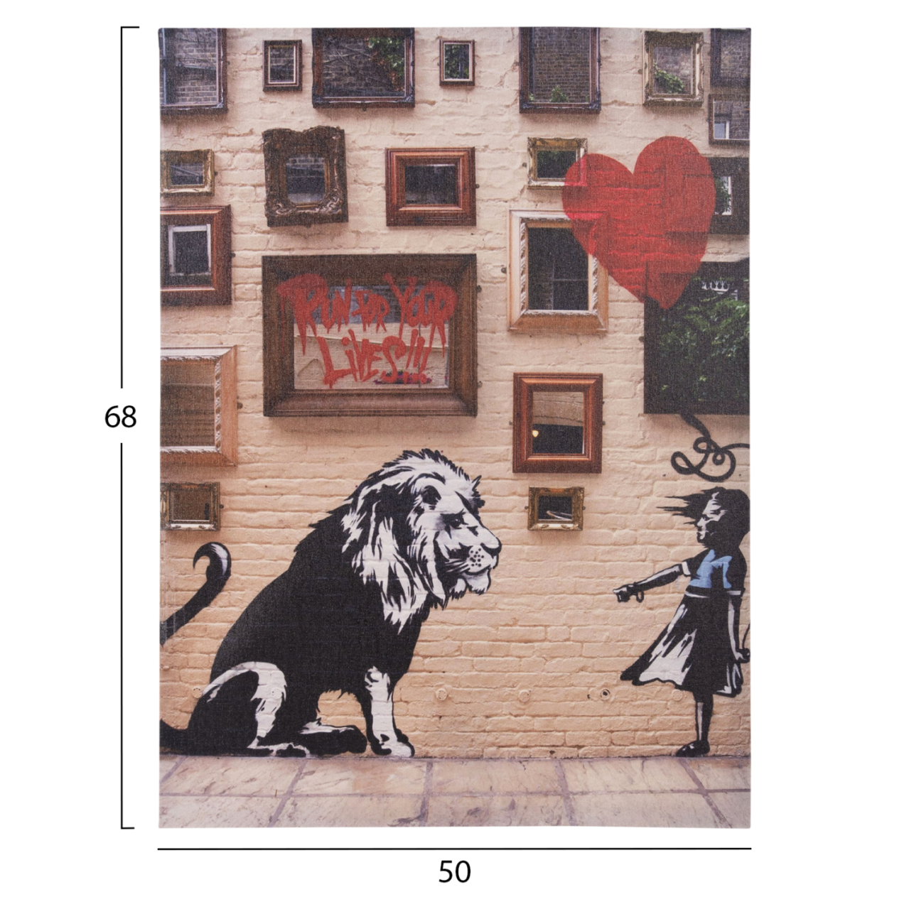 WALL PAINTING SERIES GOBI HM4828 PRINTED CANVAS 50x2,5(thickness)x68Hcm. [3]