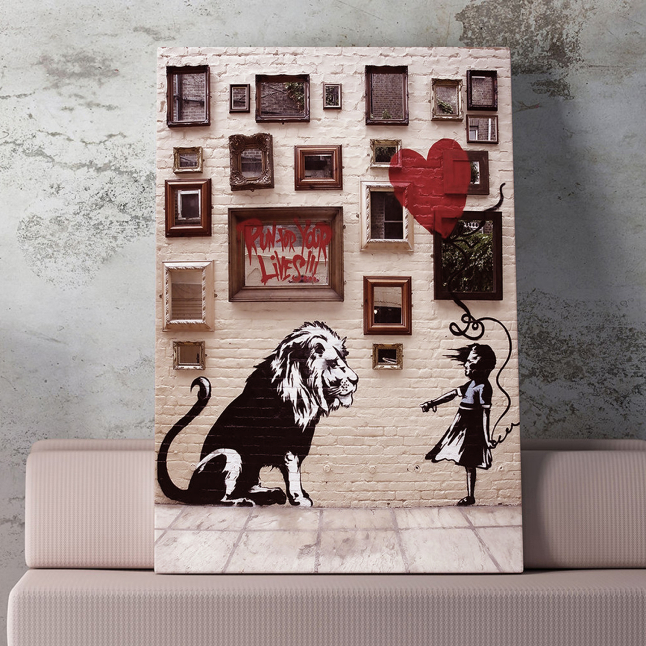WALL PAINTING SERIES GOBI HM4828 PRINTED CANVAS 50x2,5(thickness)x68Hcm. [2]