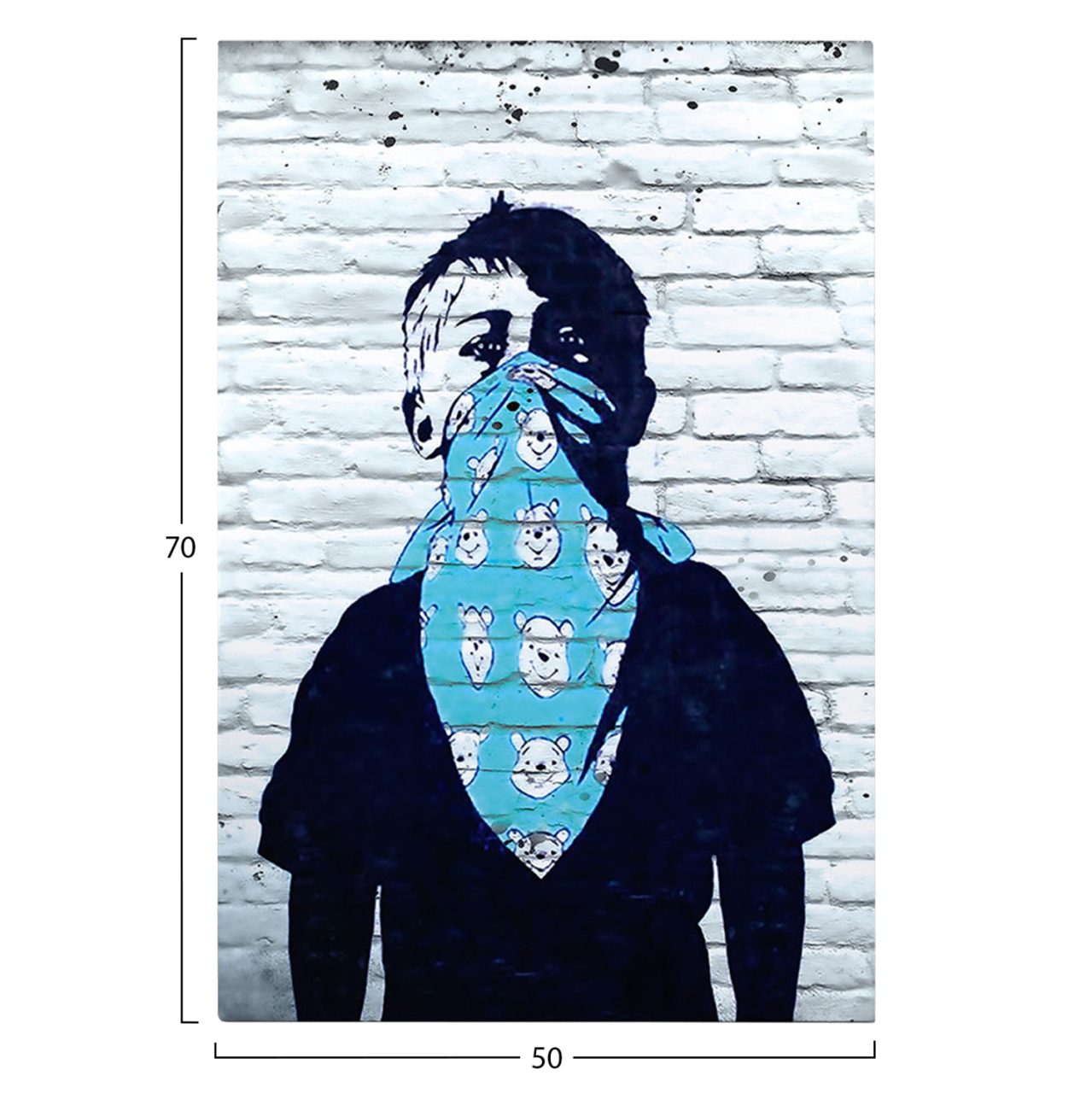 WALL PAINTING SERIES GOBI HM4829 PRINTED CANVAS 50x3(thickness)x70Hcm. [3]