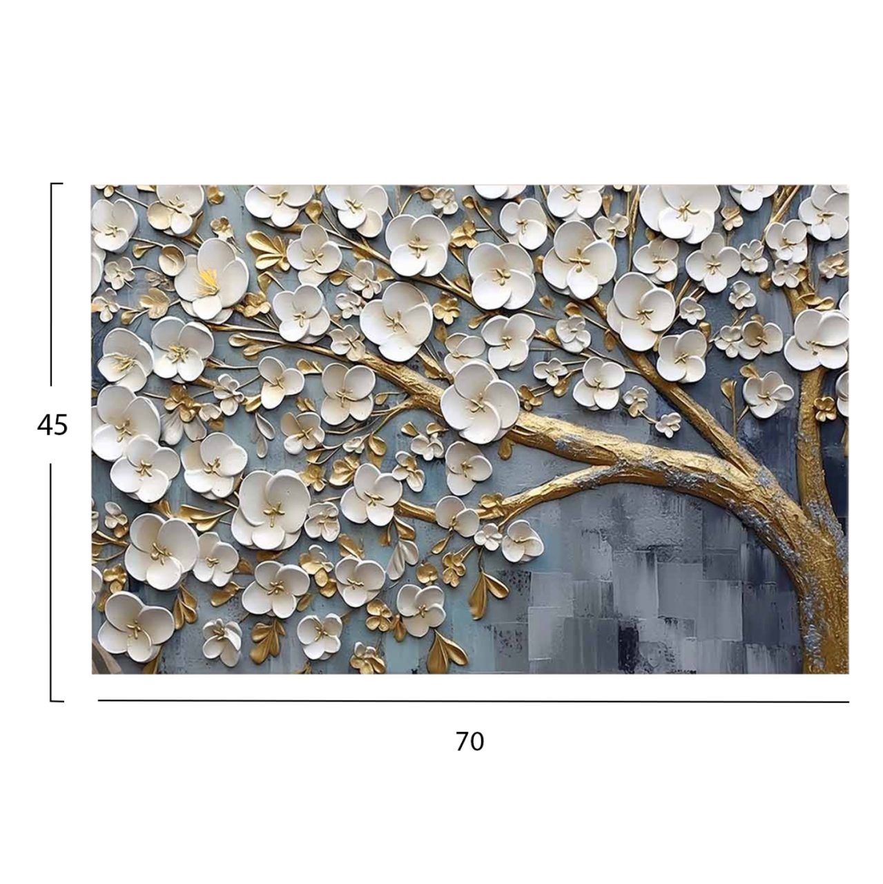 WALL PAINTING SERIES GOBI HM4845 PRINTED CANVAS 70x2,8(thickness)x45Hcm. [2]