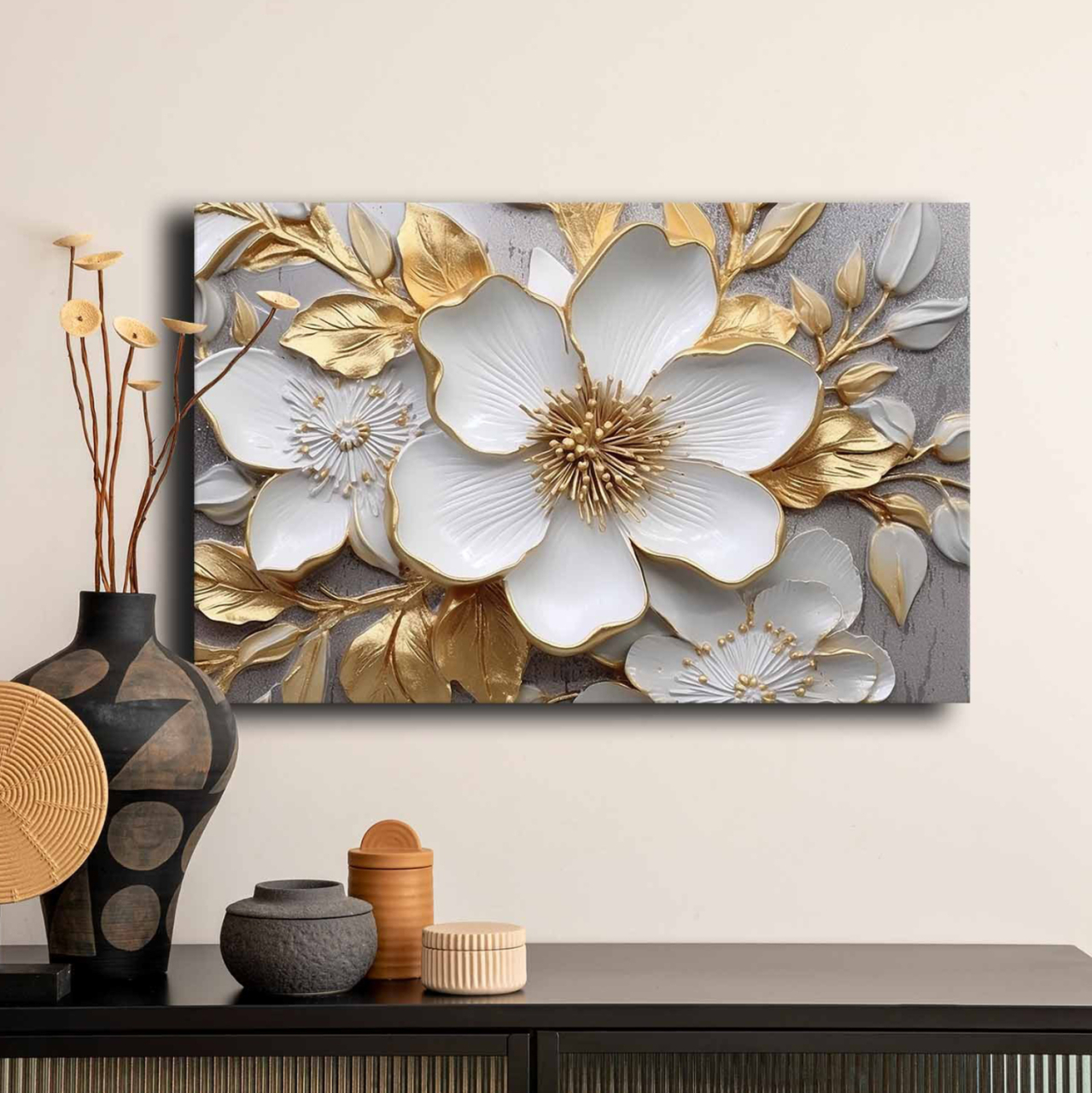 WALL PAINTING SERIES GOBI HM4846 PRINTED CANVAS 70x2,8(thickness)x45Hcm. [3]