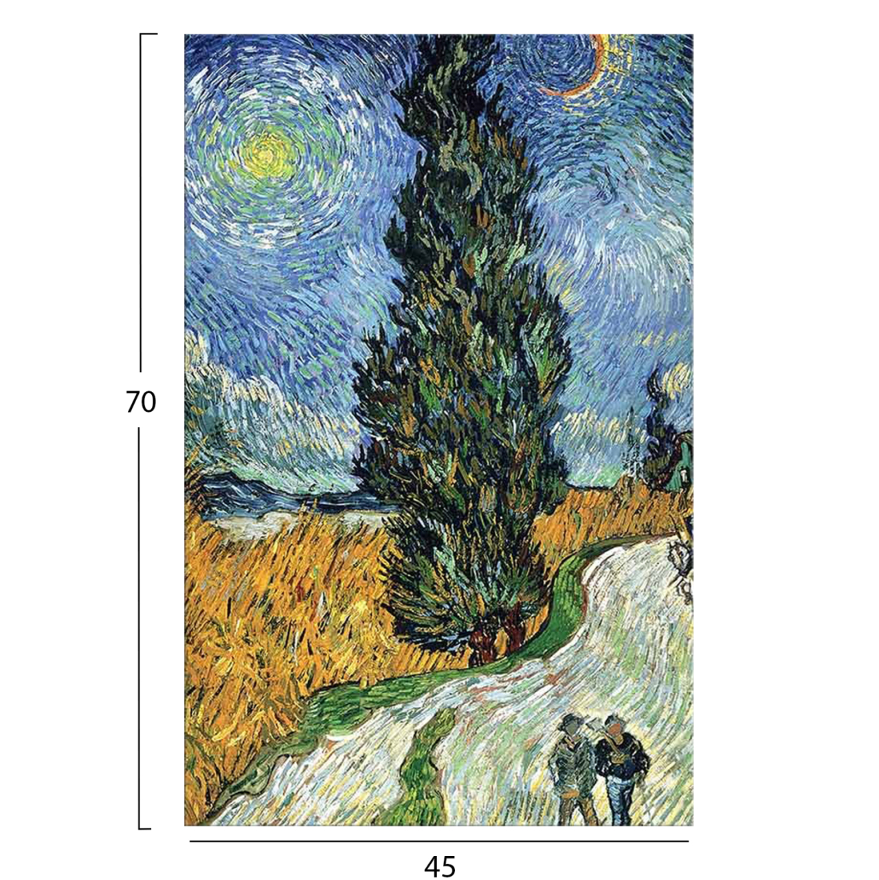 WALL PAINTING SERIES GOBI HM4849 PRINTED CANVAS 45x3(thickness)x70Hcm. [3]