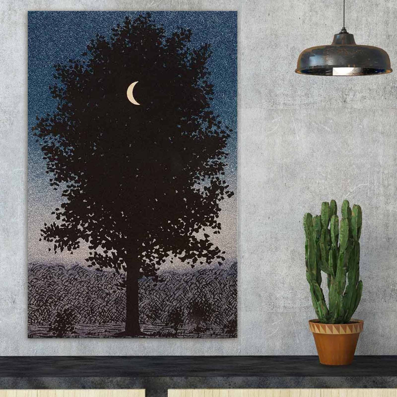 WALL PAINTING SERIES GOBI HM4850 PRINTED CANVAS 45x3(thickness)x70Hcm. [2]