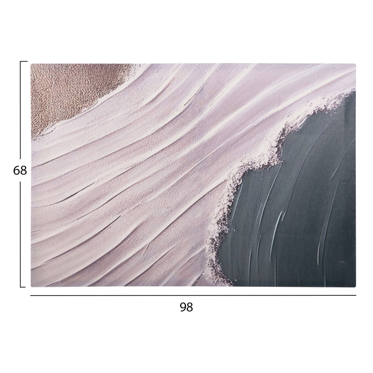 WALL PAINTING SERIES GOBI HM4856 PRINTED CANVAS 98x2,5(thickness)x68Hcm. [3]