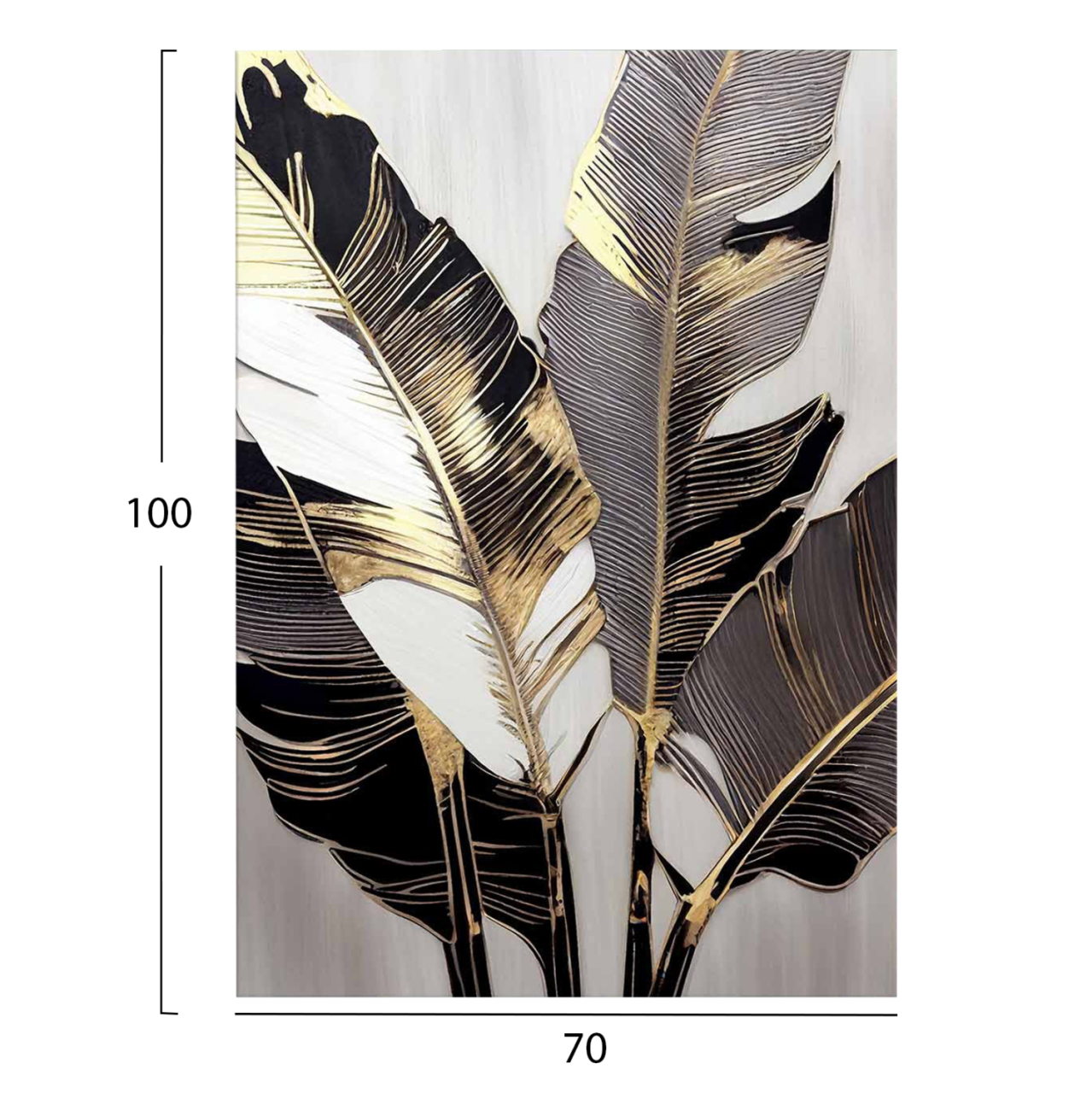 WALL PAINTING SERIES GOBI HM4857 PRINTED CANVAS 70x2,8(thickness)x100Hcm. [2]