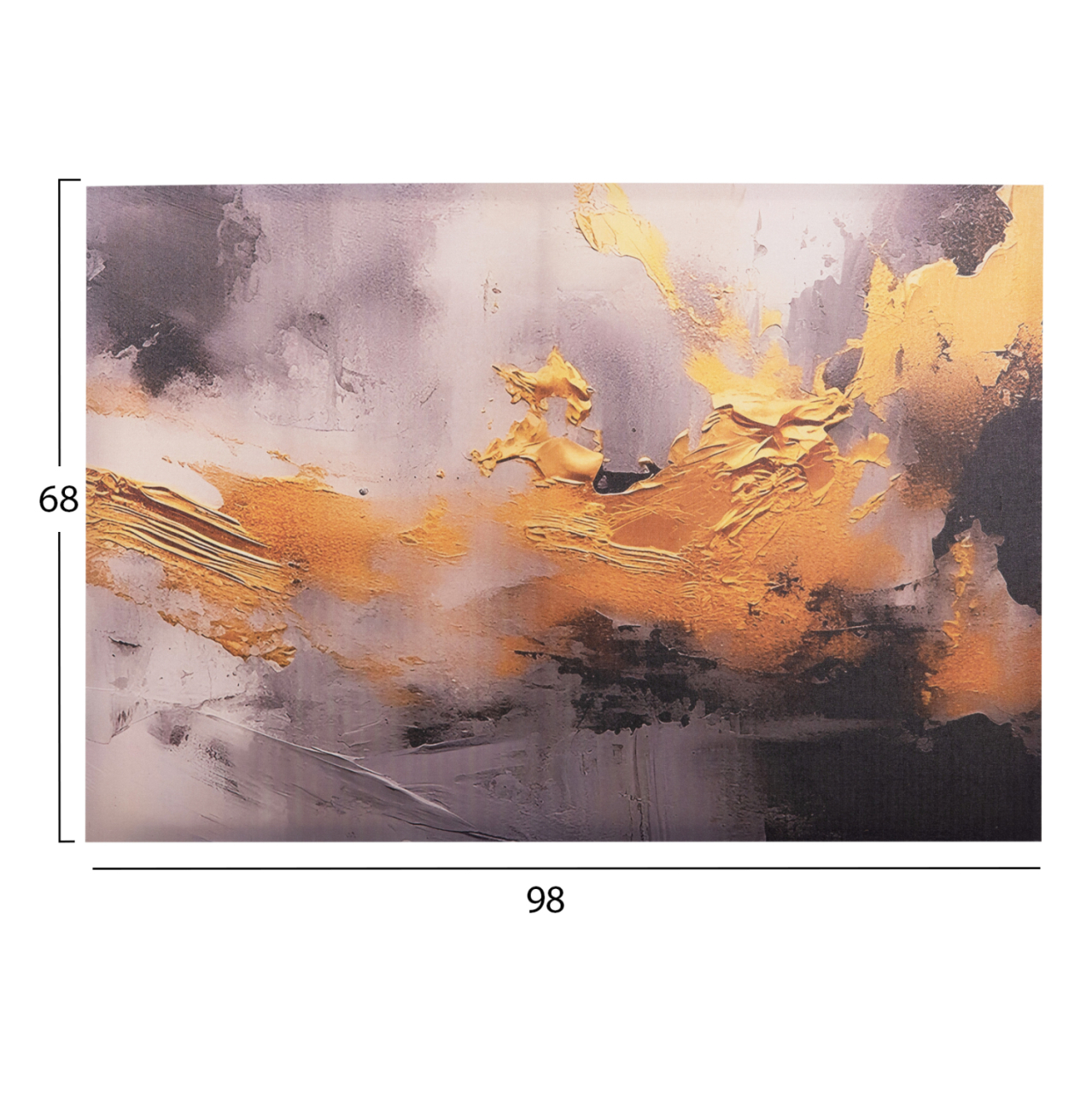 WALL PAINTING SERIES GOBI HM4859 PRINTED CANVAS 98x2,5(thickness)x68Hcm. [3]
