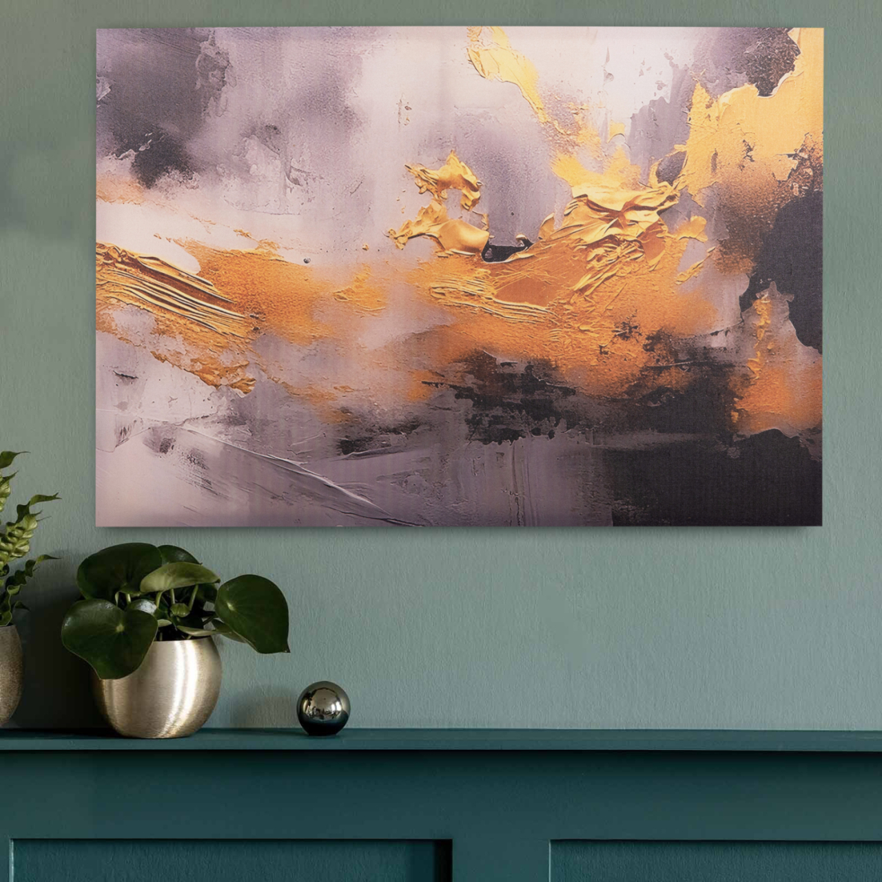 WALL PAINTING SERIES GOBI HM4859 PRINTED CANVAS 98x2,5(thickness)x68Hcm. [2]