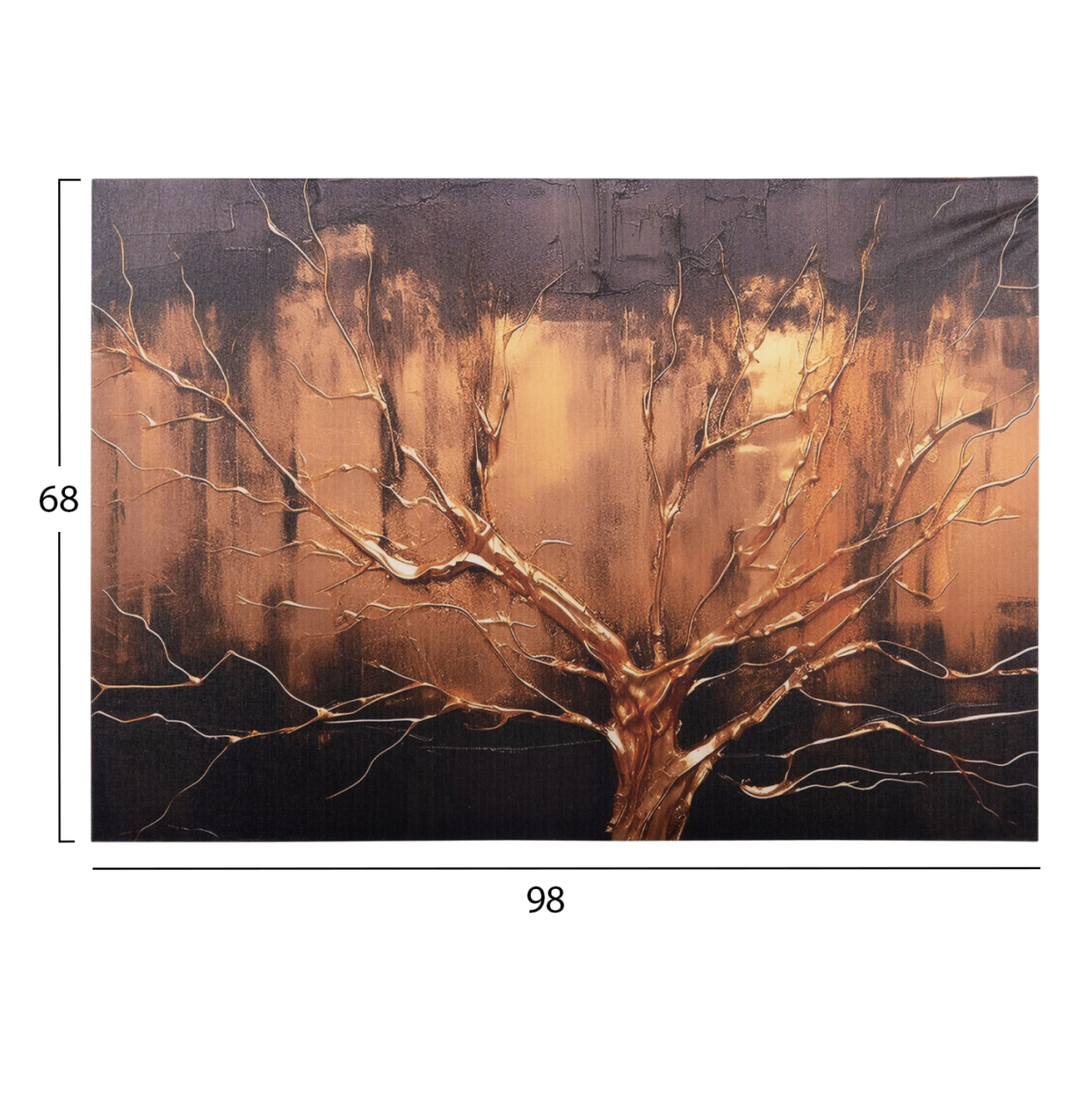 WALL PAINTING SERIES GOBI HM4861 PRINTED CANVAS 98x2,5(thickness)x68Hcm. [3]