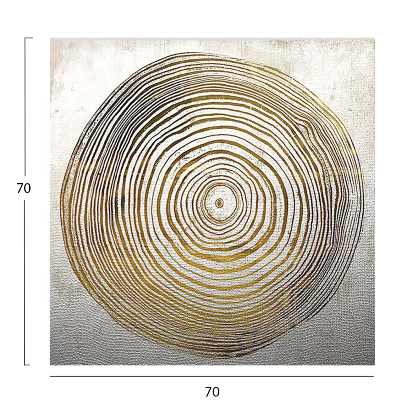 WALL PAINTING SQUARE SERIES GOBI HM4840 PRINTED CANVAS 70x2.8(thickness)x70Hcm. [3]