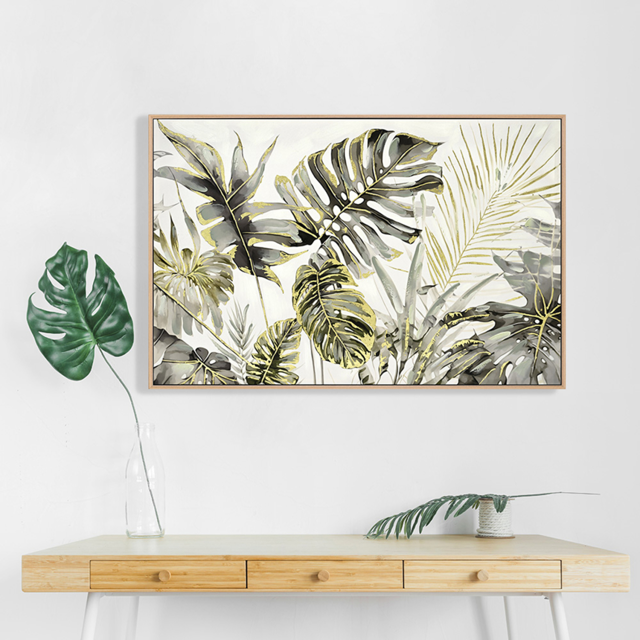 WALL PAINTING TROPICO ΗΜ4541 BEIGE PS FRAME-PRINTED CANVAS 102x4,5x72Hcm. [3]