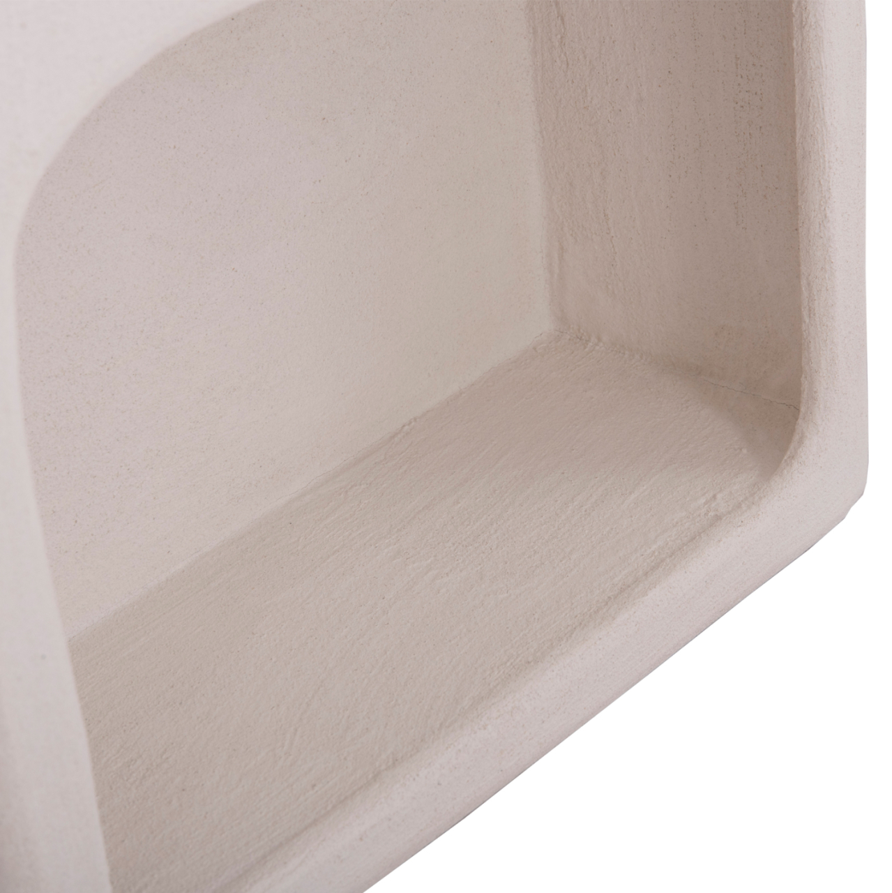 WALL RACK SERIES SANTORINI HM18069 MDF IN OFF-WHITE COLOR 47,5x18x120Hcm. [9]