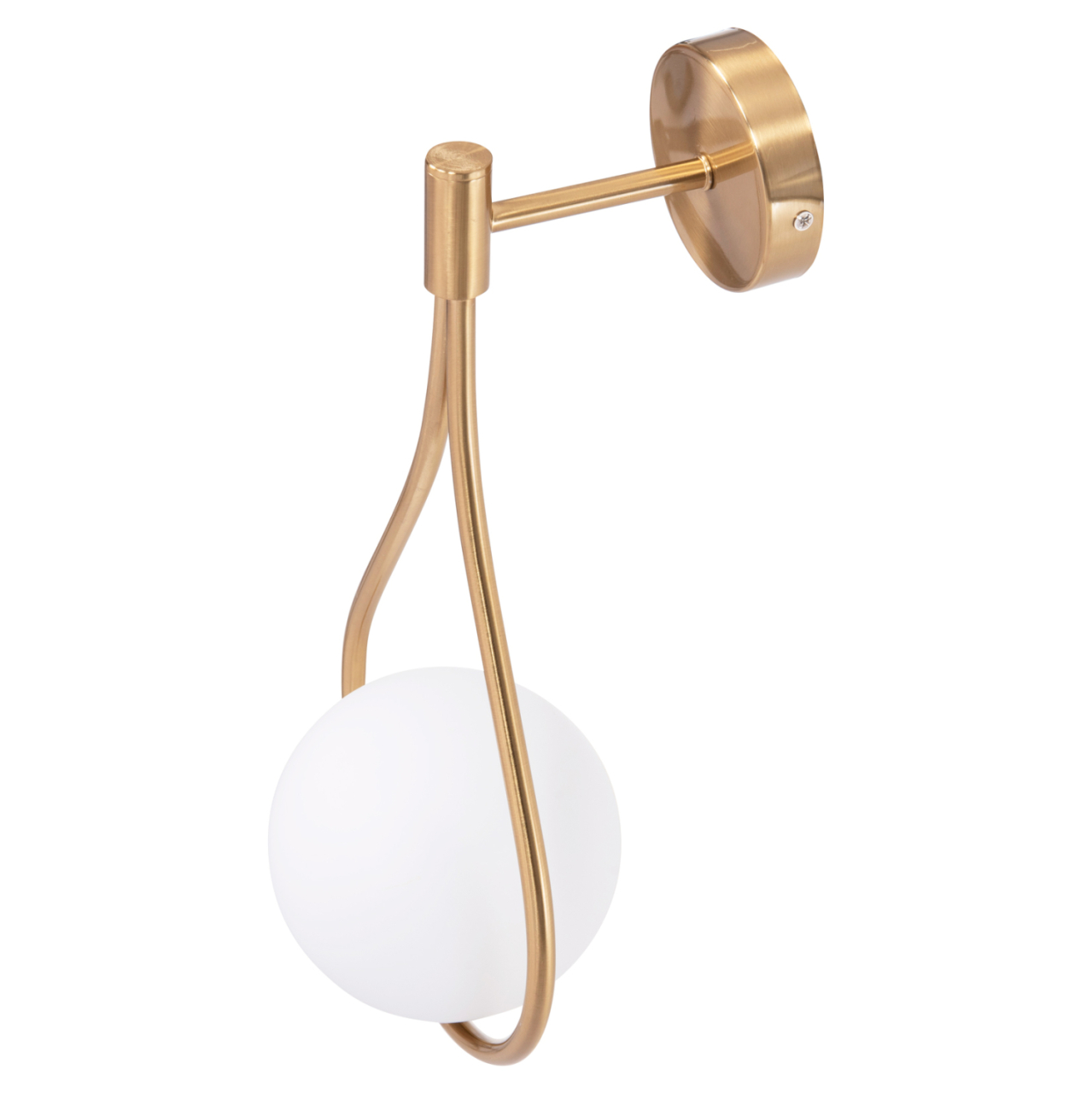 WALL SCONCE BAIS HM4472 GOLD WITH GLASS SPHERE [E27] 21x21x44Hcm. [4]