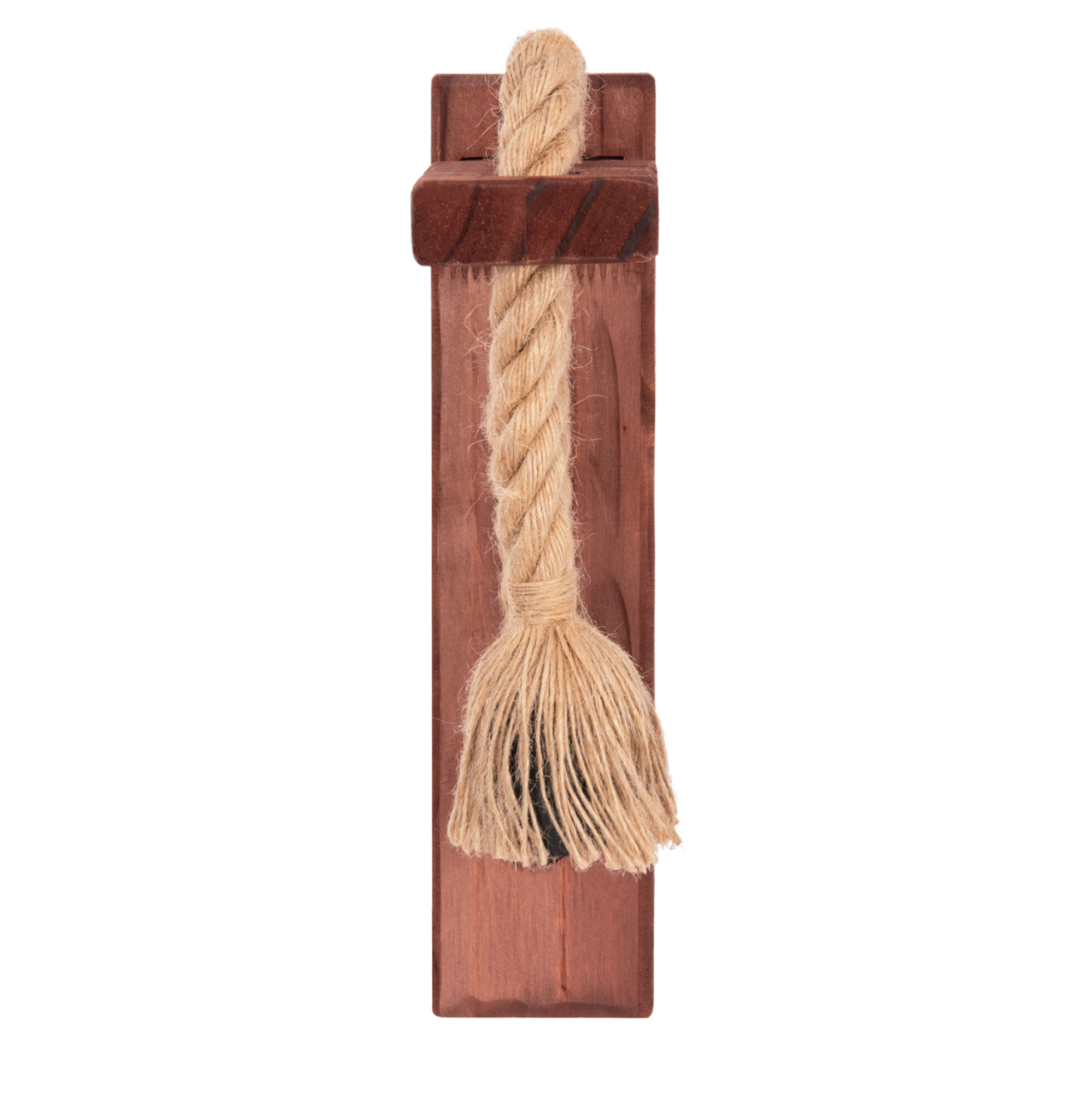 WALL SCONCE BARN HM4469 WOODEN BASE-HEMP ROPE [Ε27] 7x20x29Hcm. [3]