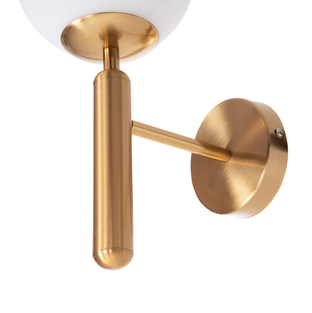 WALL SCONCE HOMY HM4470 METAL BASE IN GOLD-GLASS [E27] 14x21x33Hcm. [6]