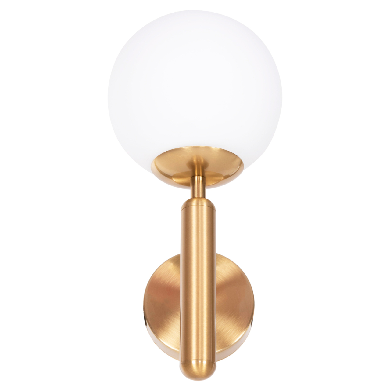 WALL SCONCE HOMY HM4470 METAL BASE IN GOLD-GLASS [E27] 14x21x33Hcm. [3]
