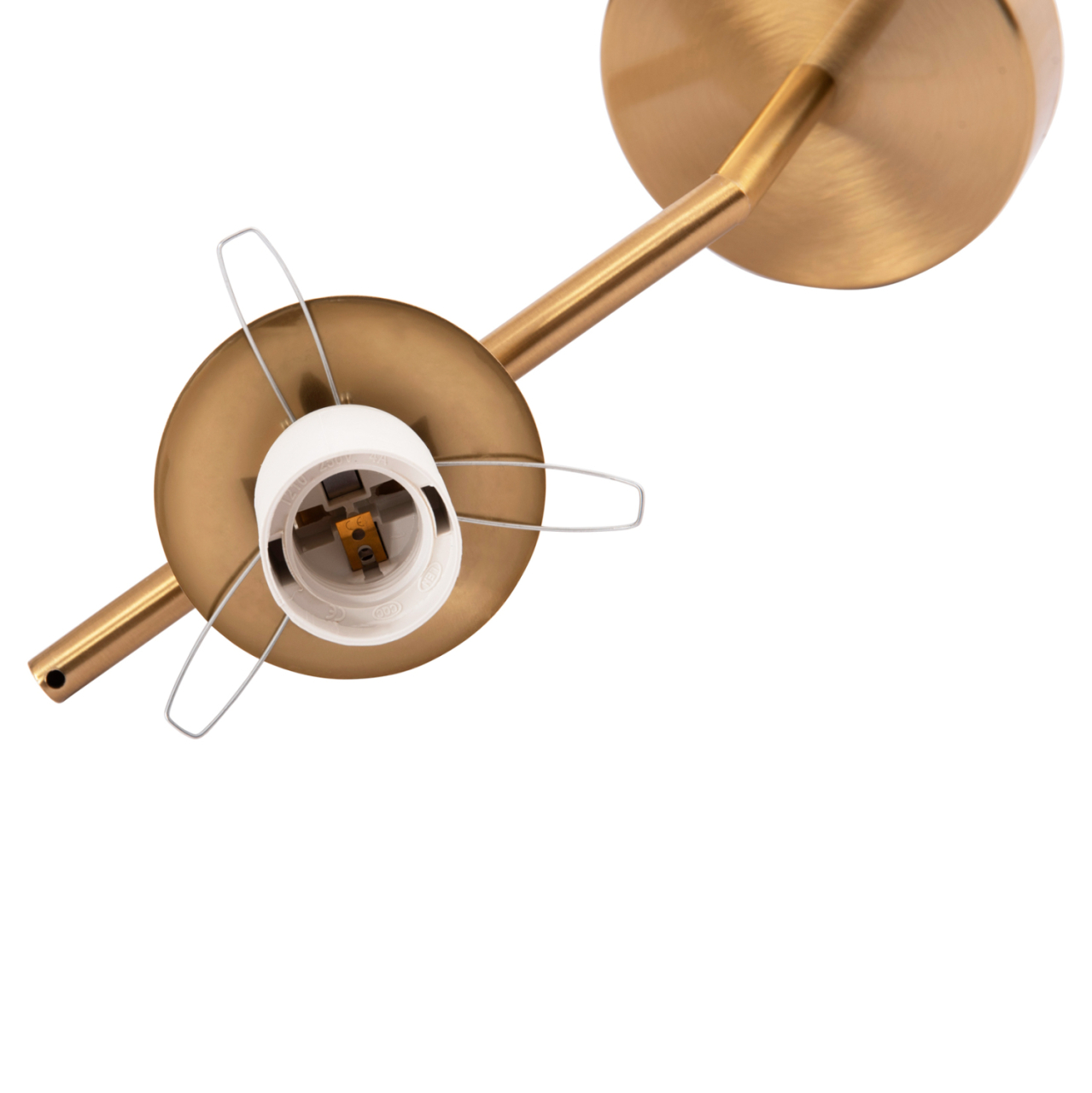 WALL SCONCE HOMY2 HM4471 METAL BASE IN GOLD-GLASS [E27] 14.5x28x21Hcm. [7]