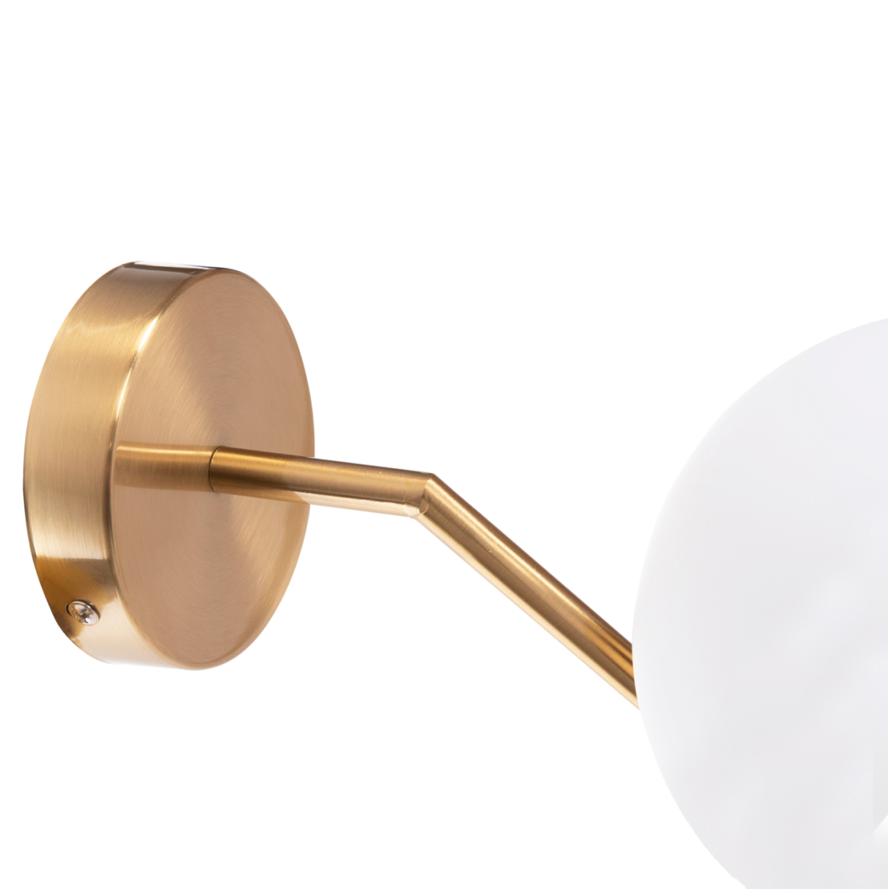 WALL SCONCE HOMY2 HM4471 METAL BASE IN GOLD-GLASS [E27] 14.5x28x21Hcm. [5]