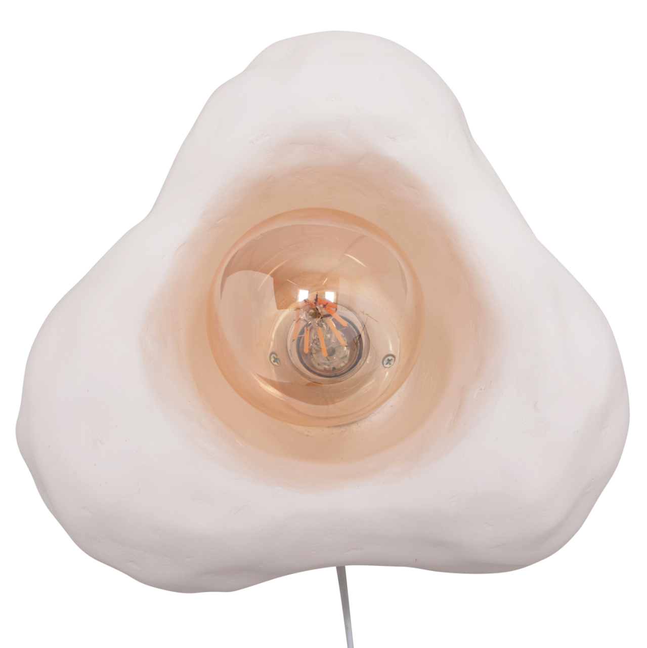 WALL SCONCE LUXON HM4701.02S FIBER CEMENT IN WHITE 28x15x25Hcm. [8]