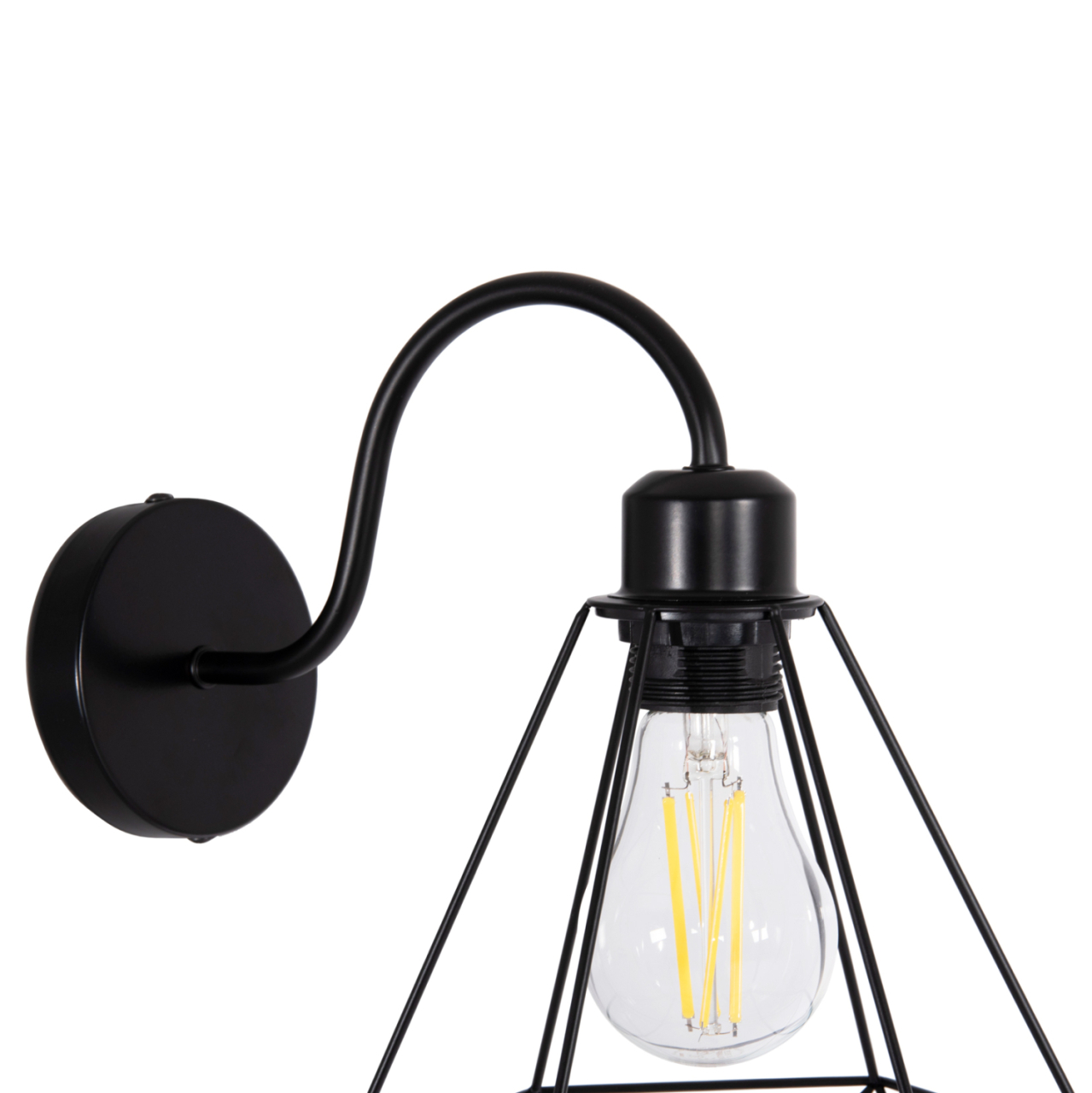 WALL SCONCE MILID HM4468 METAL IN BLACK 20x27x28Hcm. [6]