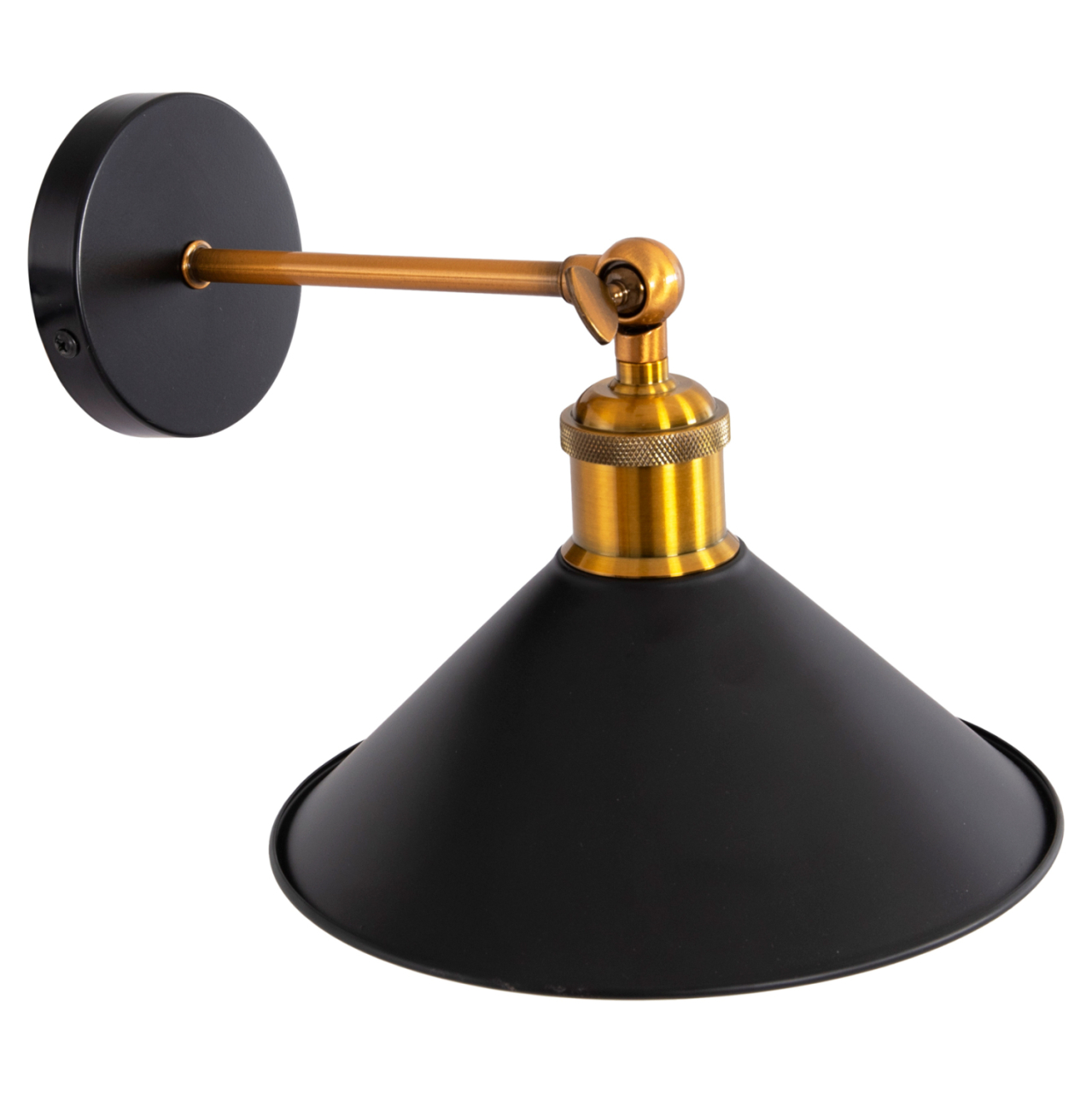 WALL SCONCE RESTON2 HM4464 METAL BASE and CAP-ALUMINUM BULB SOCKET 21x21x32Hcm. [3]
