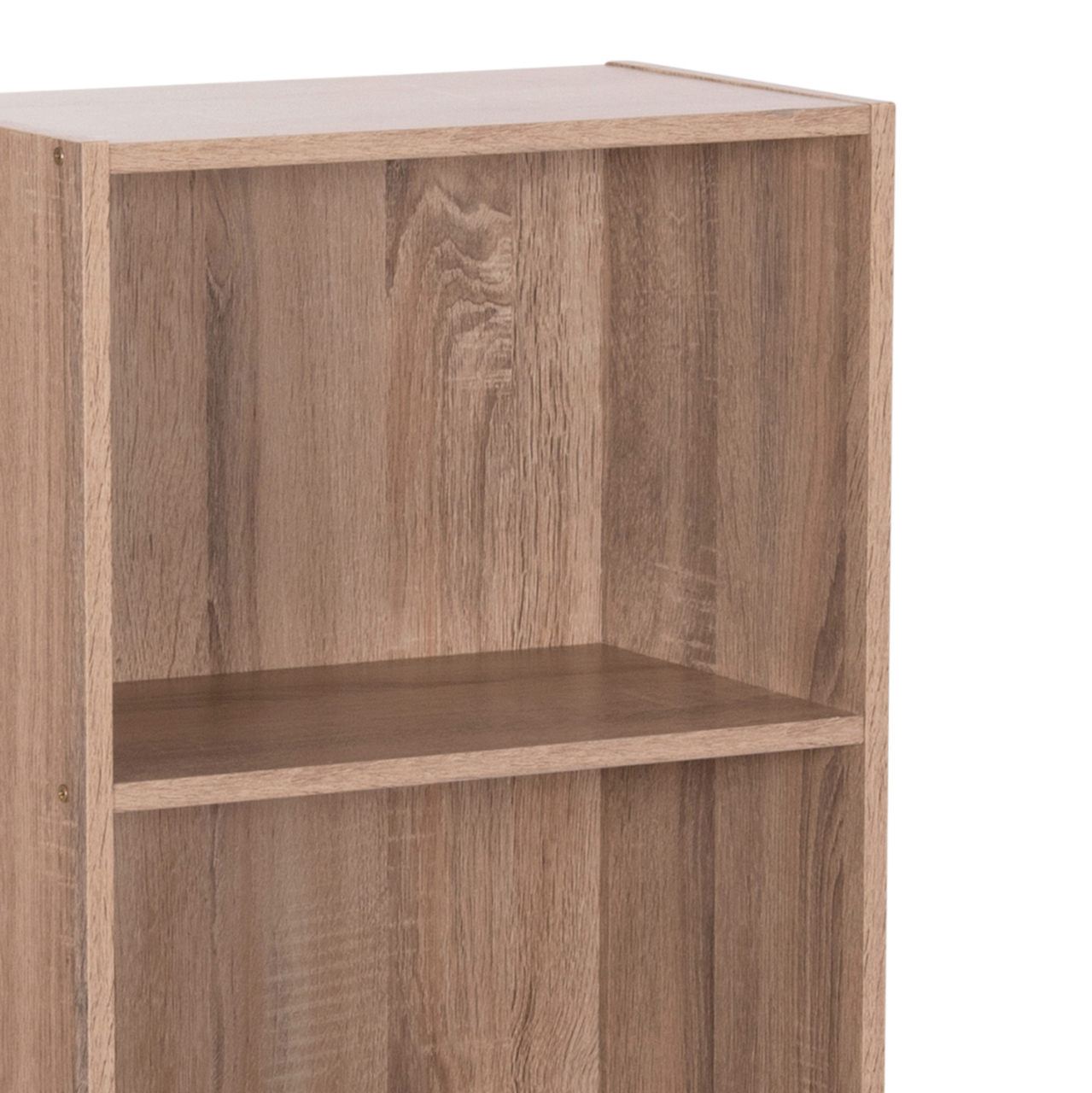 WALL SHELF RACK CUBICON HM9941.02 MELAMINE IN SONAMA OAK 38,5x23,5x80Hcm. [7]