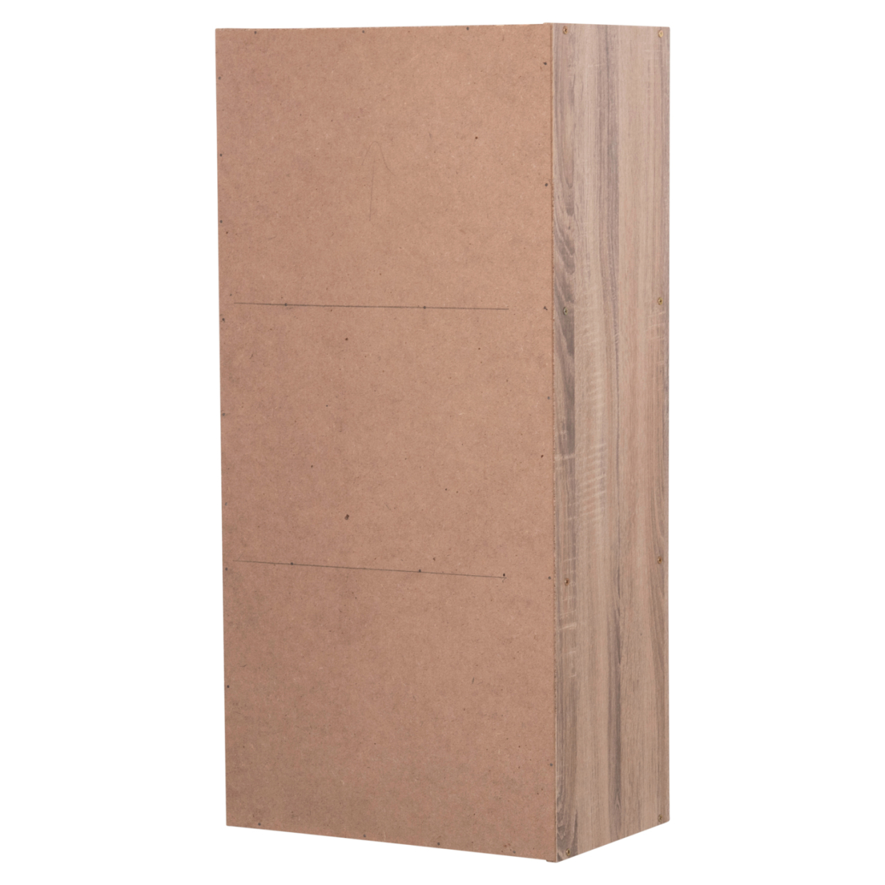 WALL SHELF RACK CUBICON HM9941.02 MELAMINE IN SONAMA OAK 38,5x23,5x80Hcm. [5]
