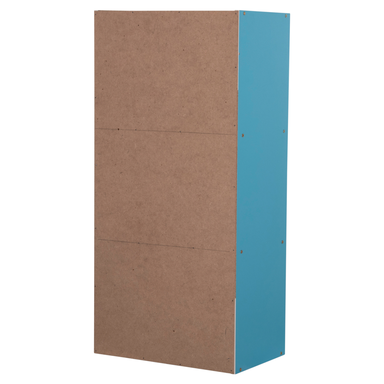 WALL SHELF RACK CUBICON HM9941.05 MELAMINE IN BLUE-WHITE 38,5x23,5x80Hcm. [5]