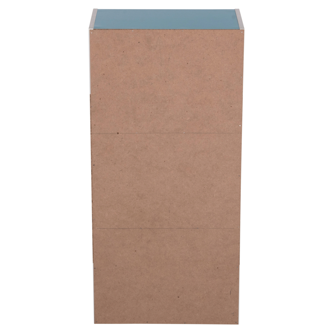 WALL SHELF RACK CUBICON HM9941.05 MELAMINE IN BLUE-WHITE 38,5x23,5x80Hcm. [6]