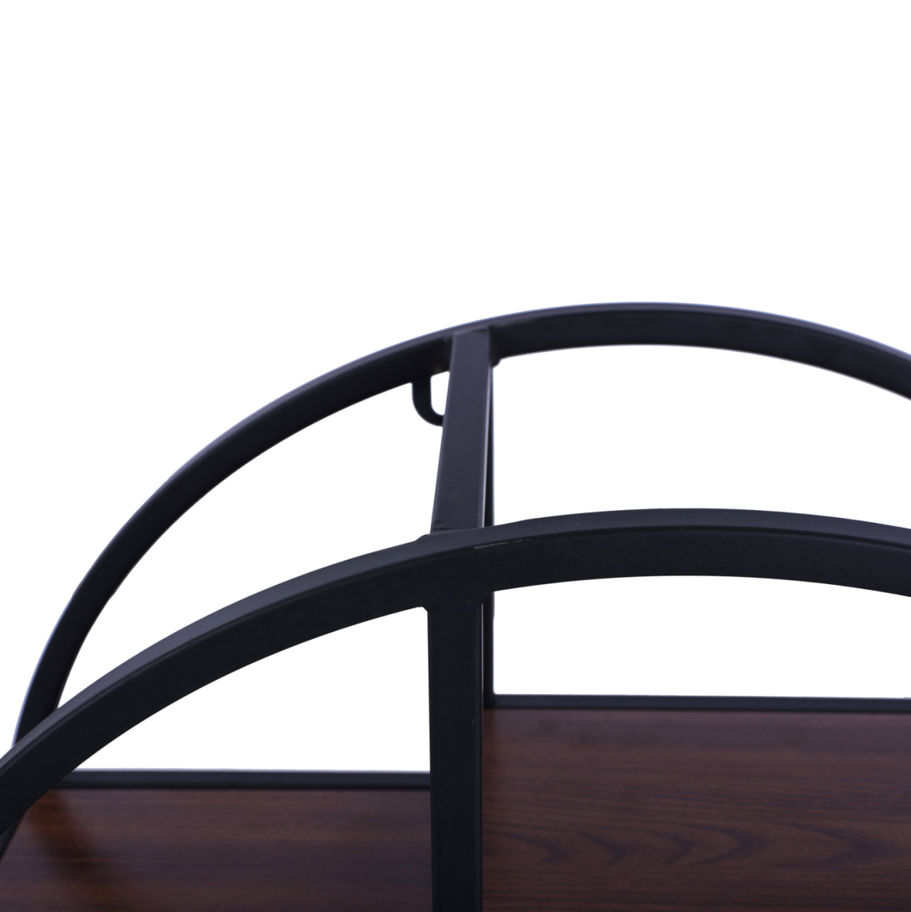 Wall Shelves Quinn with melamine bases and metallic frame HM8612 Diameter 60x24cm [6]