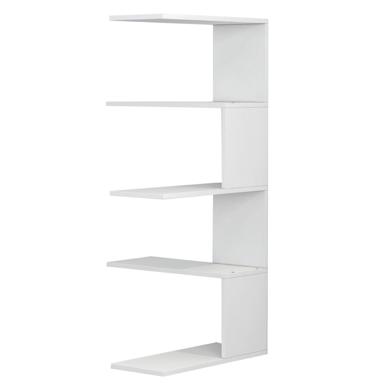 WALL SHELVES RORY HM8931.11 MELAMINE IN WHITE 22x51,5x109Hcm. [4]