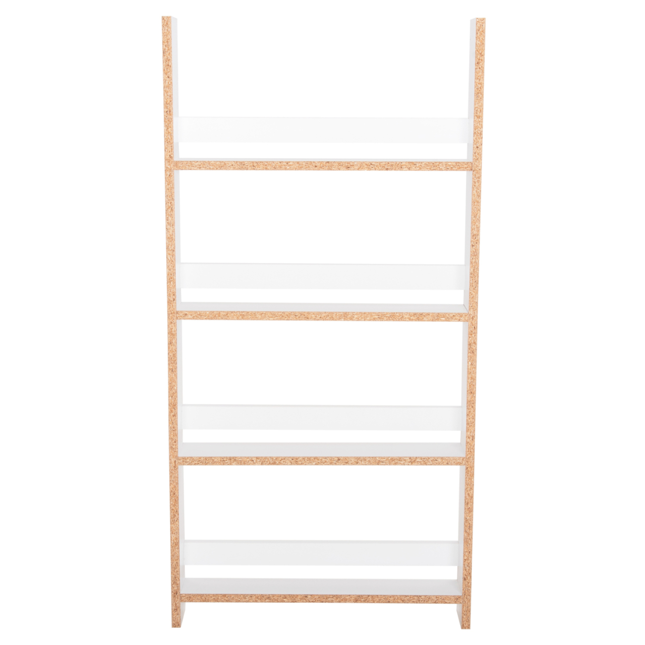 WALL SHELVES SANI HM18224.01 MELAMINE IN WHITE 60x10x120Hcm. (4 SHELVES) [5]