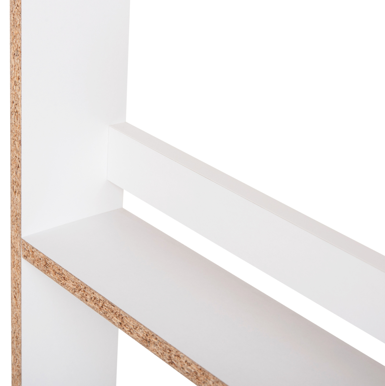 WALL SHELVES SANI HM18224.01 MELAMINE IN WHITE 60x10x120Hcm. (4 SHELVES) [7]
