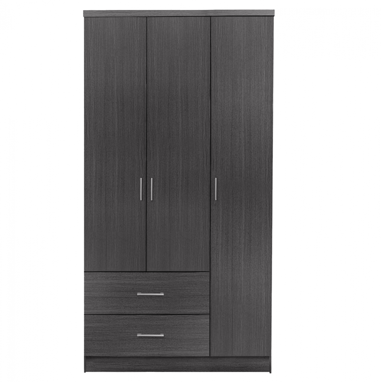 Wardorbe 3 Door with 2 drawers HM340.01 Zebrano 89x42,5x181 [4]