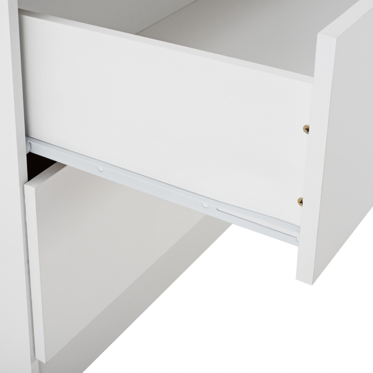 WARDROBE 2 DOORS WITH 2 DRAWERS HM338.05 WHITE 80Χ42,5Χ180,5Υ cm. [8]