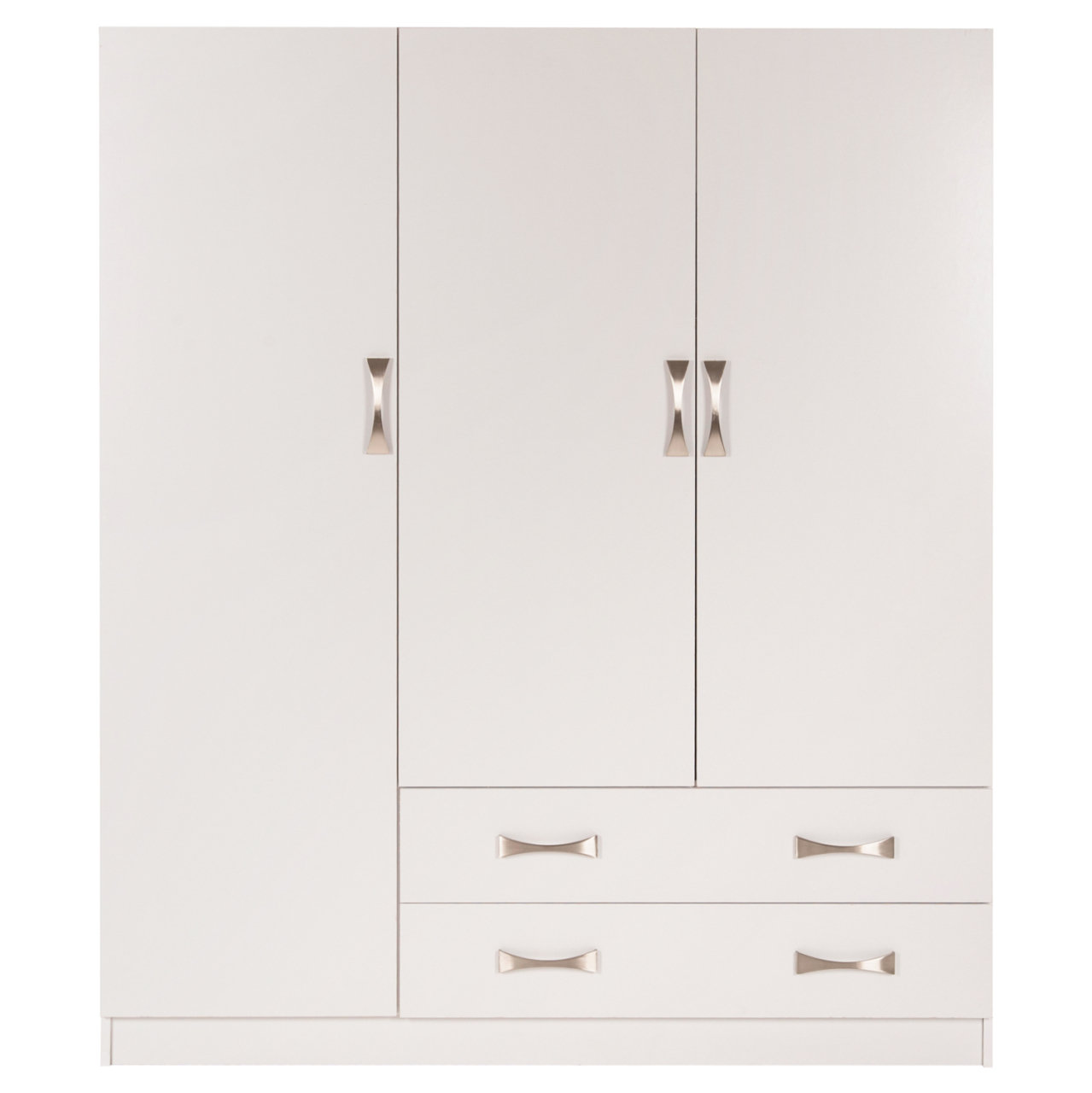 WARDROBE 3-LEAF CARLY HM384.05 WITH 2 DRAWERS IN WHITE COLOR 150X55Χ180Hcm. [4]