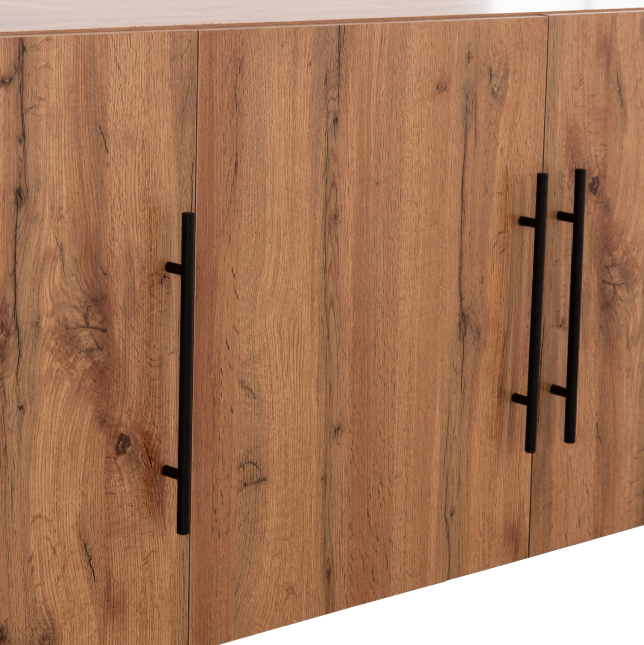 WARDROBE 3-LEAF LOFT CARYS HM747.12 MELAMINE IN NATURAL WOOD COLOR 150x55.5x60Hcm. [8]