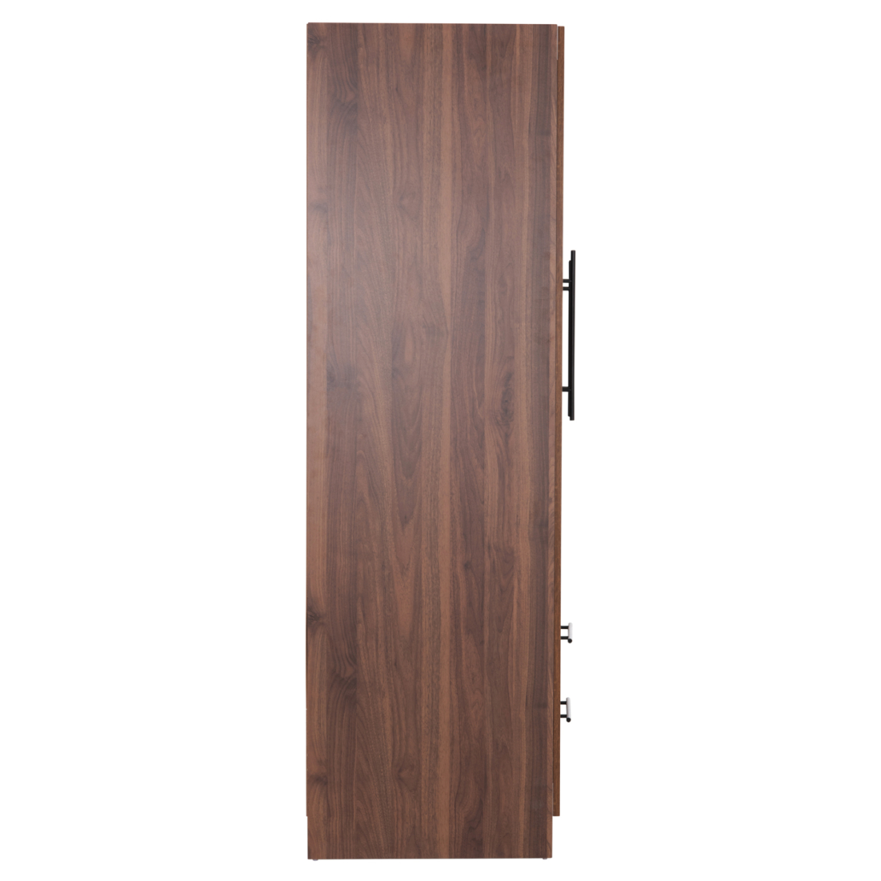 WARDROBE 3-LEAF WITH 2 DRAWERS CARYS HM746.11 MELAMINE IN WALNUT/ZEBRANO 150x55.5x180Hcm [4]